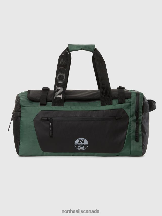Men North Sails Military green RECYCLED RIPSTOP DUFFLE BAG Accessories 0028HP472