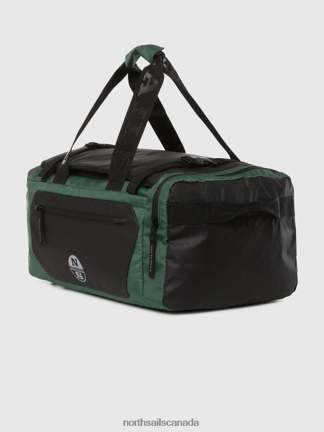 Men North Sails Military green RECYCLED RIPSTOP DUFFLE BAG Accessories 0028HP472