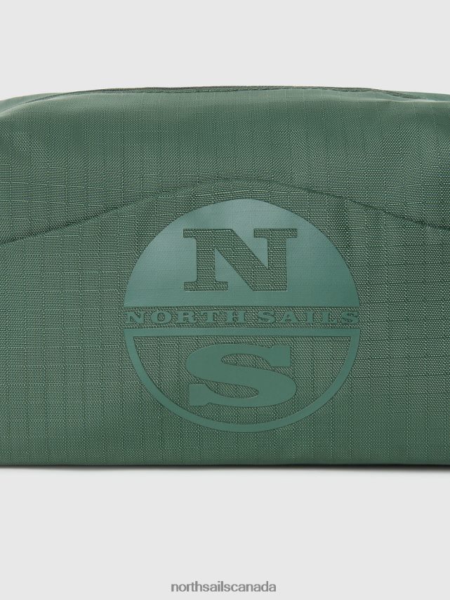 Men North Sails Military green RECYCLED RIPSTOP WASH BAG Accessories 0028HP476