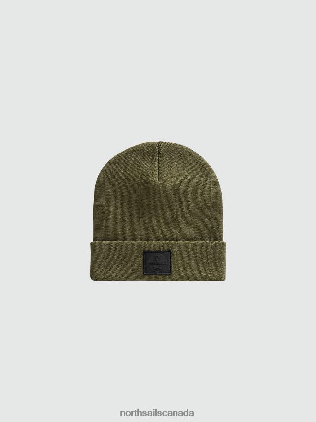 Men North Sails Ivy green ORGANIC COTTON BEANIE Accessories 0028HP748