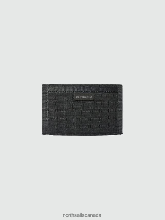 Men North Sails Black RECYCLED RIPSTOP WALLET Accessories 0028HP696