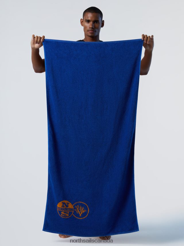 Men North Sails Strong blue CORAL GARDENERS BEACH TOWEL Beachwear 0028HP373