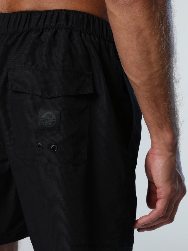 Men North Sails Black SWIM SHORTS WITH TAILORED CUT Beachwear 0028HP405