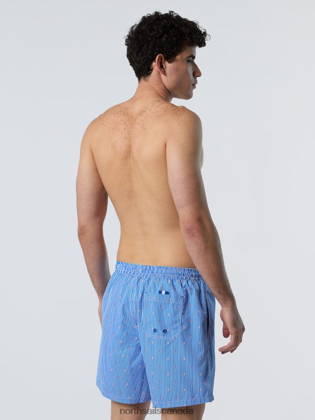 Men North Sails Combo 10 SWIM SHORTS WITH ALL-OVER PRINT Beachwear 0028HP382
