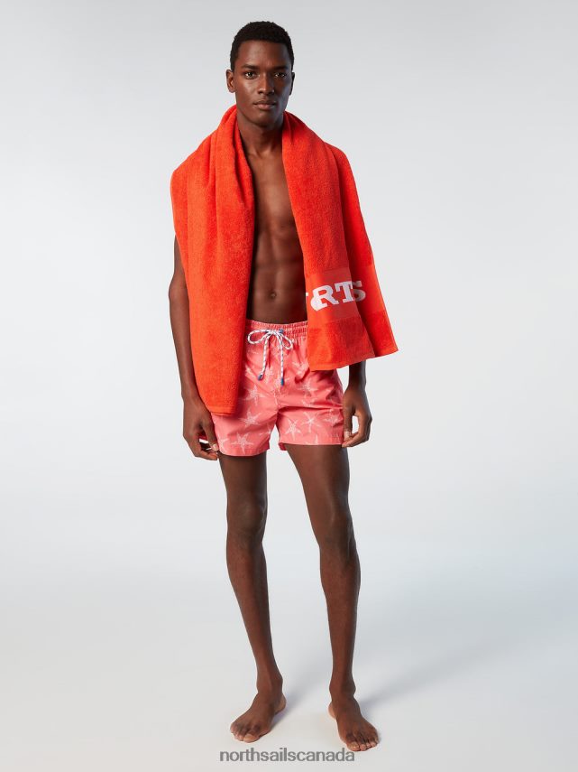 Men North Sails Combo 11 SWIM SHORTS WITH ALL-OVER PRINT Beachwear 0028HP420
