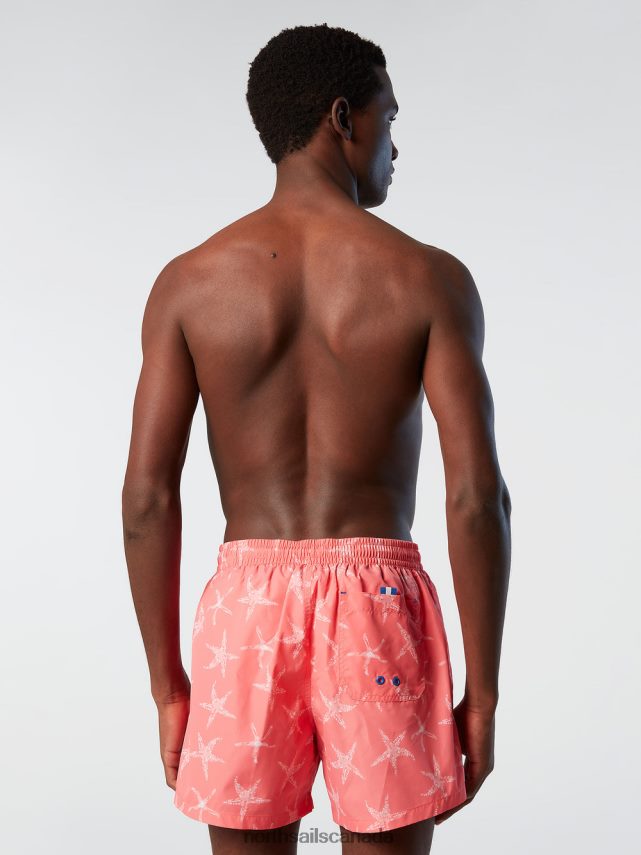Men North Sails Combo 11 SWIM SHORTS WITH ALL-OVER PRINT Beachwear 0028HP420