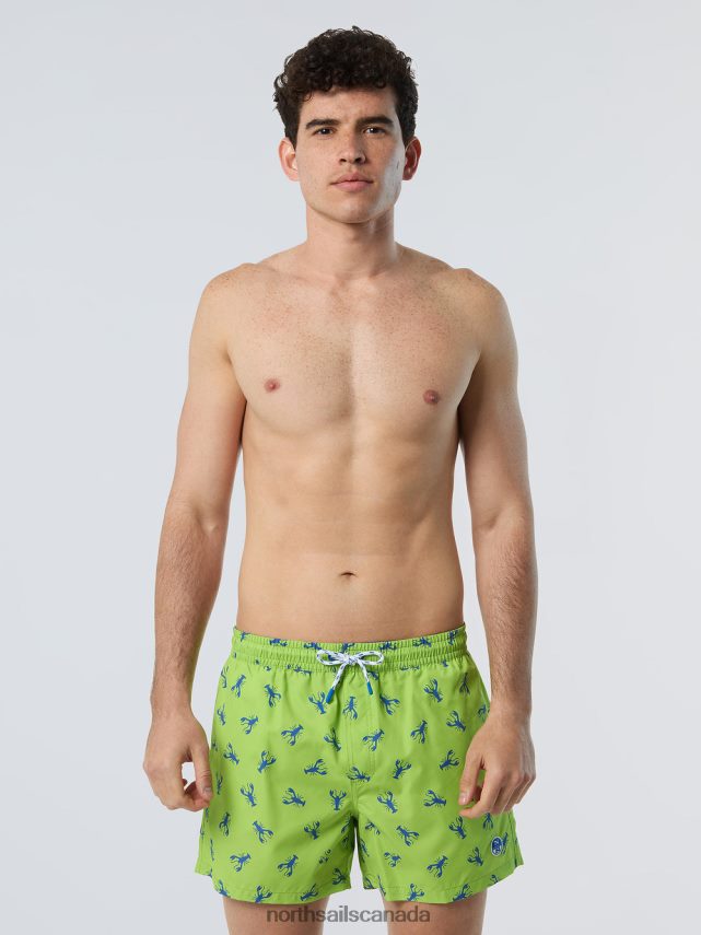 Men North Sails Combo 12 SWIM SHORTS WITH ALL-OVER PRINT Beachwear 0028HP421