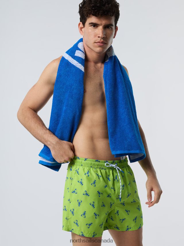 Men North Sails Combo 12 SWIM SHORTS WITH ALL-OVER PRINT Beachwear 0028HP421