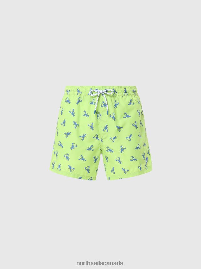 Men North Sails Combo 12 SWIM SHORTS WITH ALL-OVER PRINT Beachwear 0028HP421