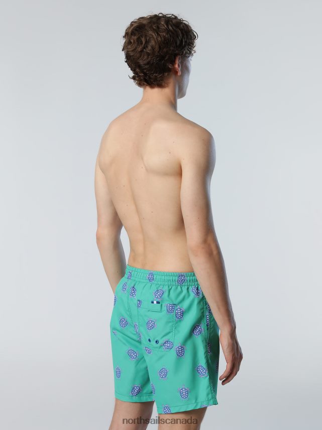 Men North Sails Combo 13 SWIM SHORTS WITH ALL-OVER PRINT Beachwear 0028HP383