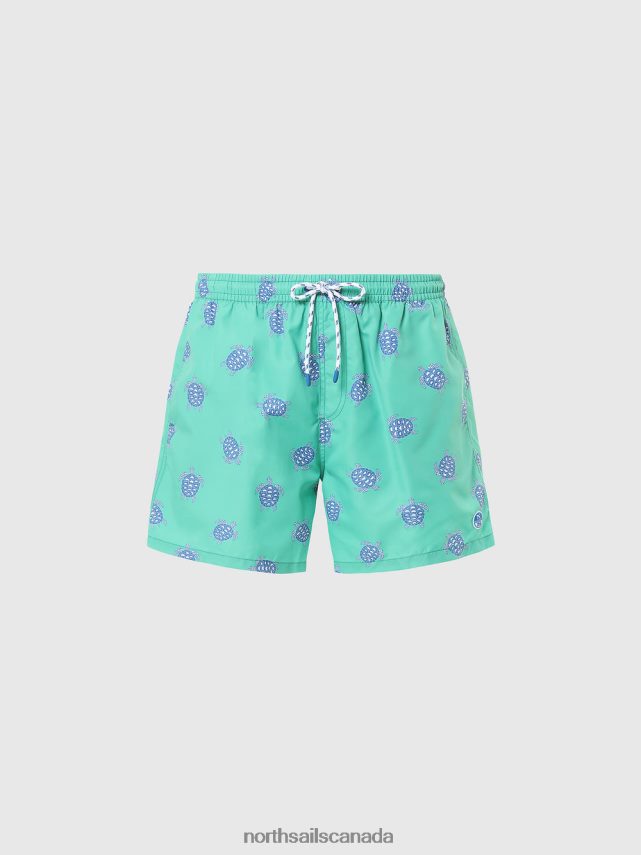 Men North Sails Combo 13 SWIM SHORTS WITH ALL-OVER PRINT Beachwear 0028HP383