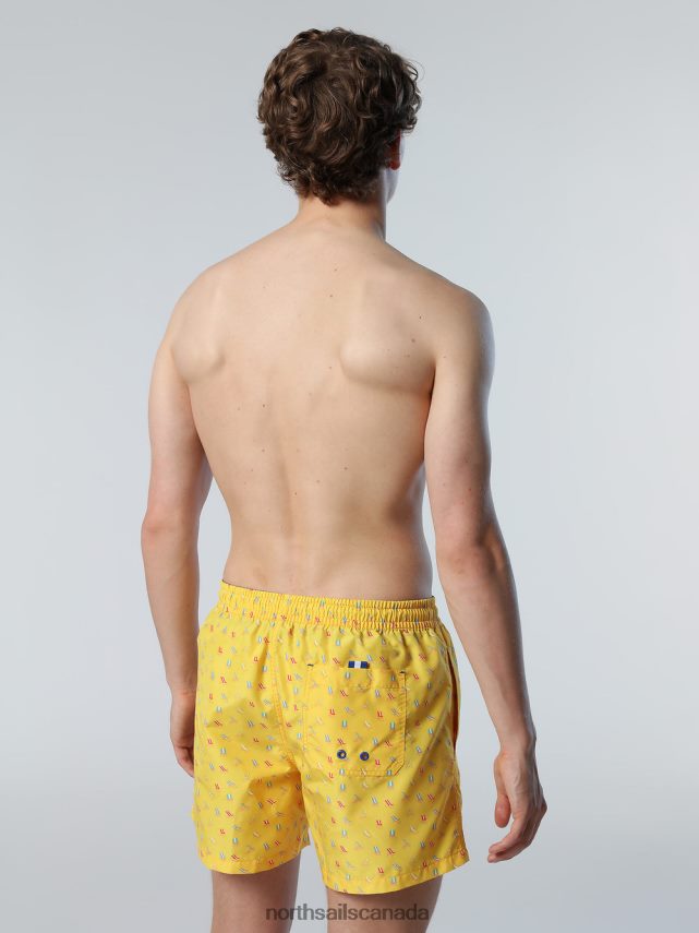 Men North Sails Combo 27 SWIM SHORTS WITH ALL-OVER PRINT Beachwear 0028HP422