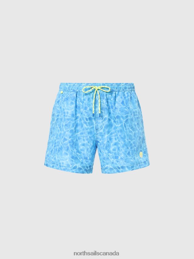 Men North Sails Combo 37 SWIM SHORTS WITH OCEAN PRINT Beachwear 0028HP378