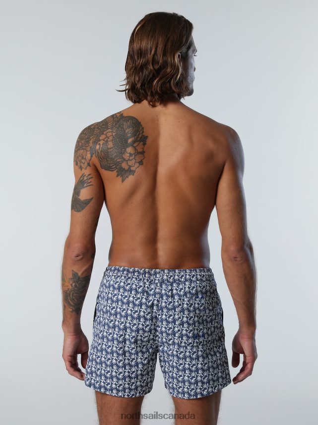 Men North Sails Combo 39 SWIM SHORTS WITH TROPICAL PRINT Beachwear 0028HP418