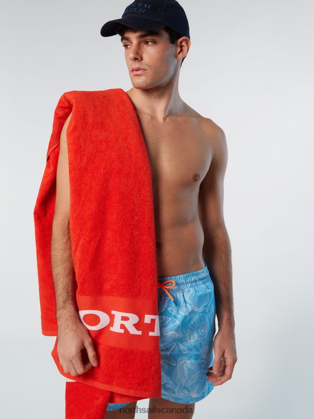 Men North Sails Combo 65 SWIM SHORTS WITH OCEAN PRINT Beachwear 0028HP380