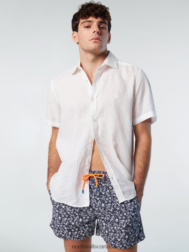 Men North Sails Combo 74 SWIM SHORTS WITH ALL-OVER PRINT Beachwear 0028HP424