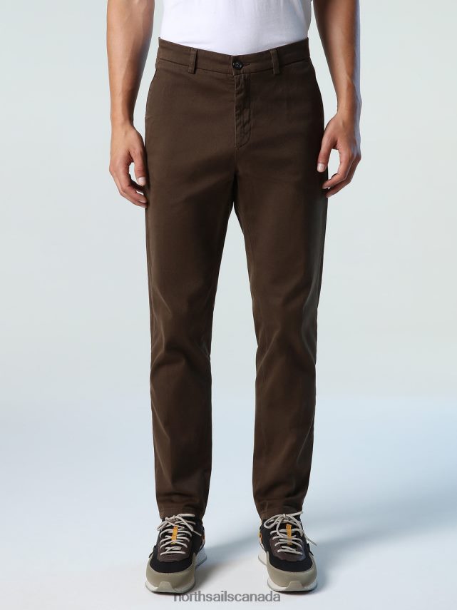 Men North Sails Cocoa SLIM-FIT CHINOS Clothing 0028HP798