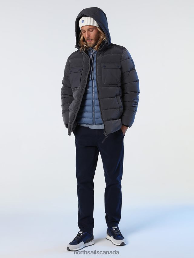 Men North Sails Asphalt MOFFEN JACKET Clothing 0028HP851