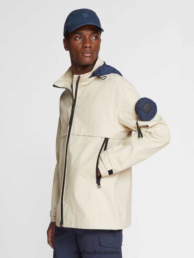 Men North Sails Beige RAIATEA JACKET Clothing 0028HP1222