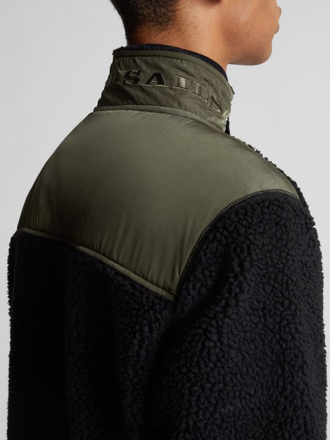 Men North Sails Black HIGH-NECK JACKET Clothing 0028HP1306