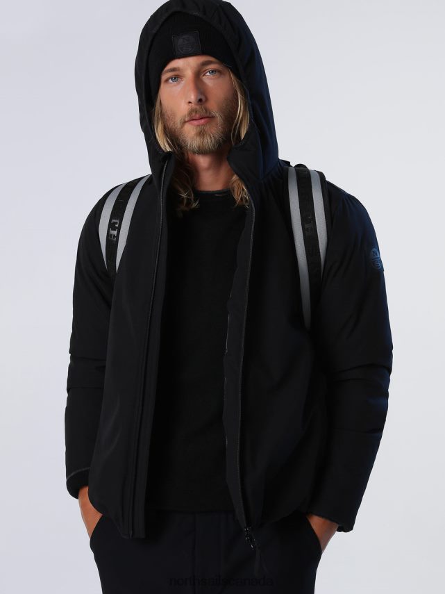 Men North Sails Black HOBART JACKET Clothing 0028HP859