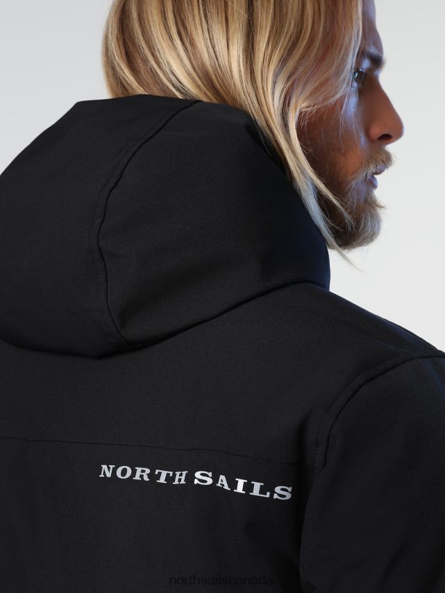 Men North Sails Black HOBART JACKET Clothing 0028HP859