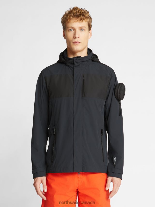 Men North Sails Black MANUAE JACKET Clothing 0028HP1215