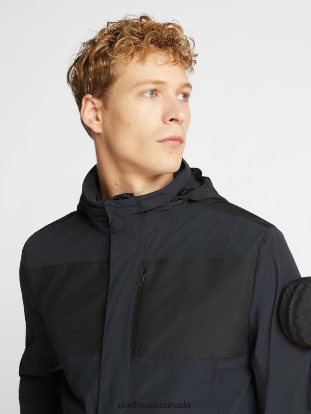 Men North Sails Black MANUAE JACKET Clothing 0028HP1215