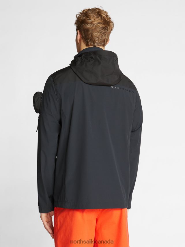 Men North Sails Black MANUAE JACKET Clothing 0028HP1215