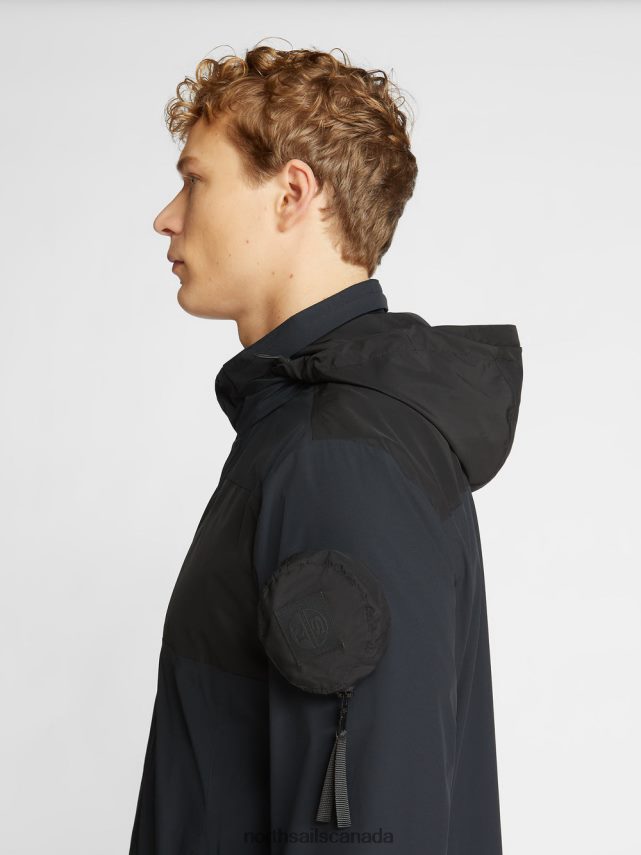 Men North Sails Black MANUAE JACKET Clothing 0028HP1215