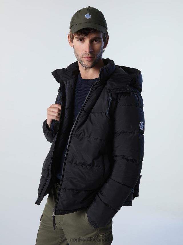 Men North Sails Black OLDEN JACKET Clothing 0028HP959
