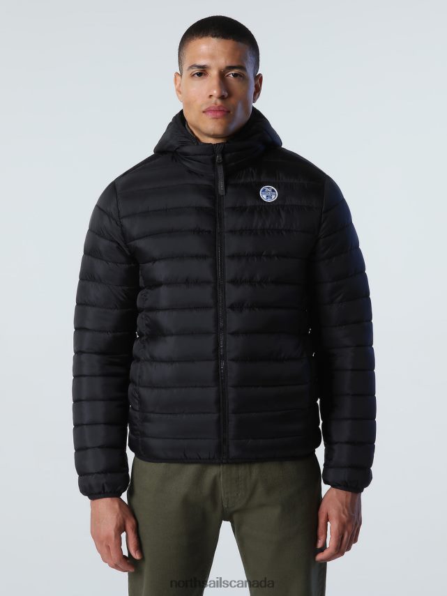 Men North Sails Black SKYE PUFFER JACKET Clothing 0028HP967