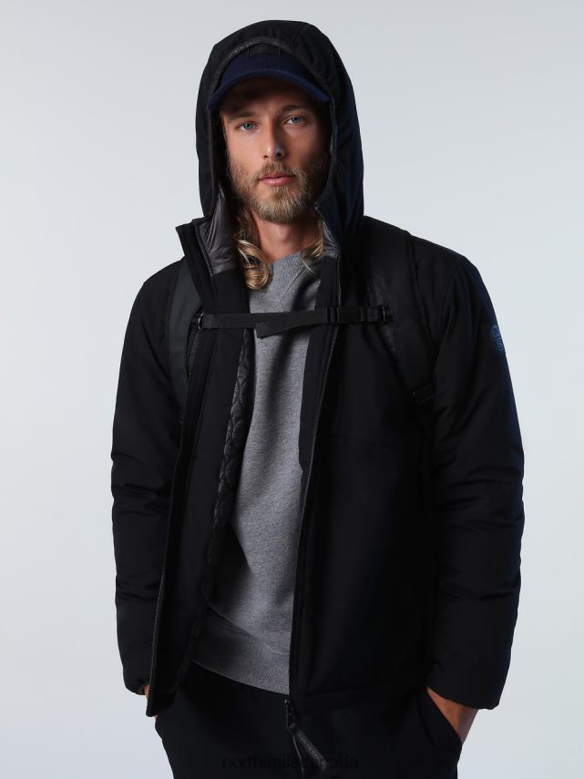Men North Sails Black STAVANGER JACKET Clothing 0028HP762