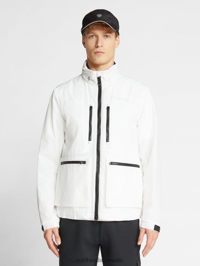 Men North Sails Blanc SAILOR JACKET Clothing 0028HP1249