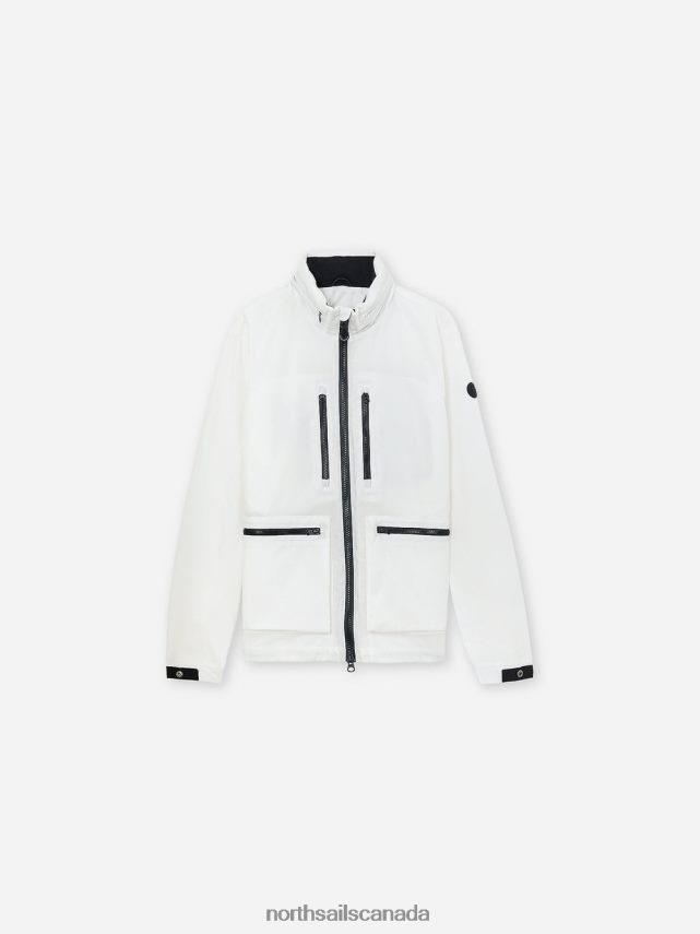 Men North Sails Blanc SAILOR JACKET Clothing 0028HP1249