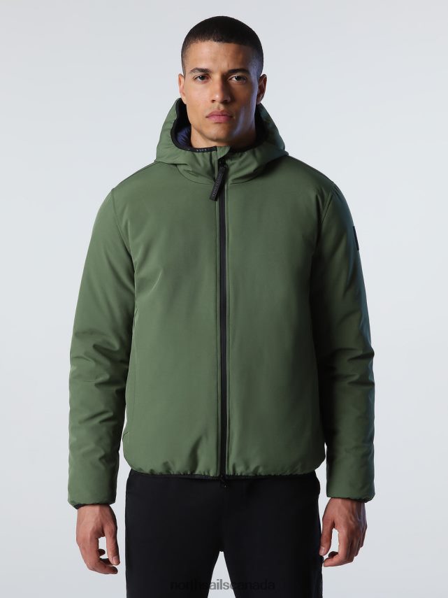 Men North Sails Bronze green HOBART JACKET Clothing 0028HP856