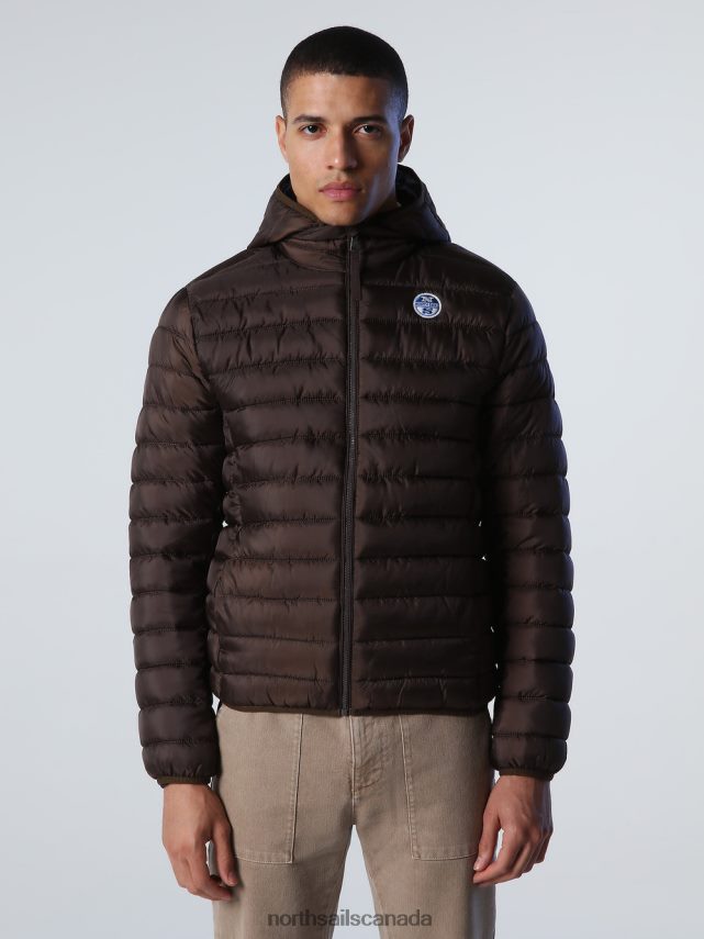 Men North Sails Cocoa SKYE PUFFER JACKET Clothing 0028HP961