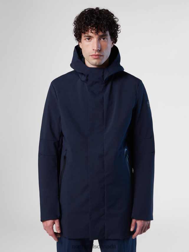 Men North Sails Navy blue TECH TRENCH Clothing 0028HP29