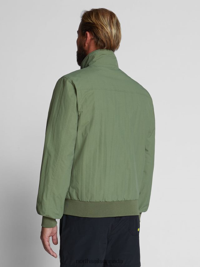 Men North Sails Olive green SAILOR JACKET Clothing 0028HP1219