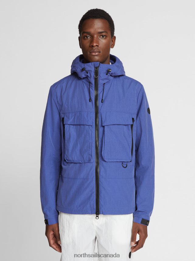 Men North Sails Wave blue HOODED JACKET Clothing 0028HP1190