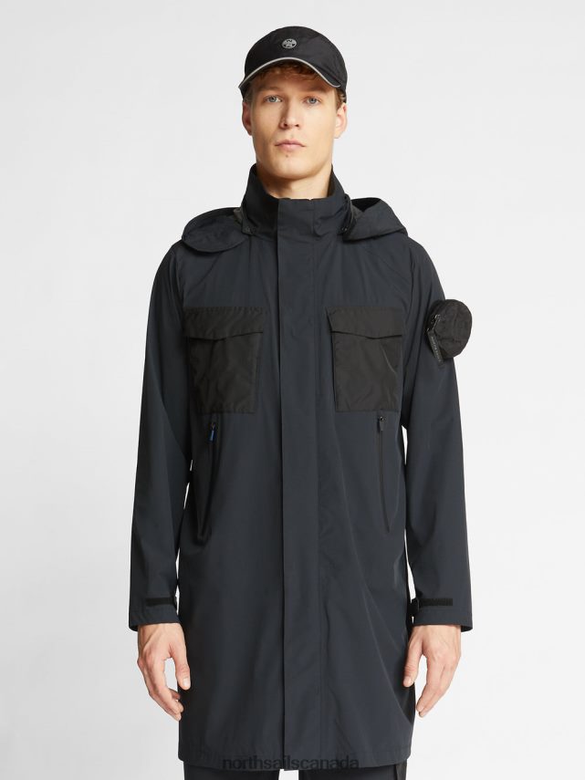 Men North Sails Black MAETHIA PARKA Clothing 0028HP1292