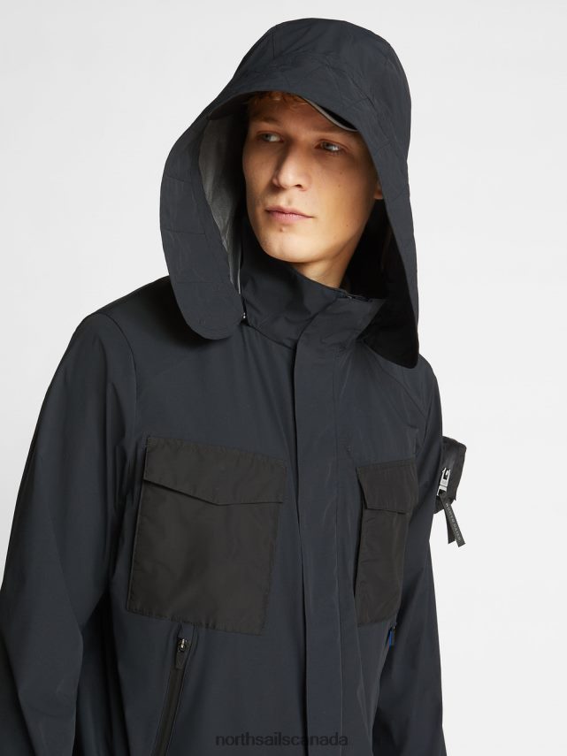 Men North Sails Black MAETHIA PARKA Clothing 0028HP1292