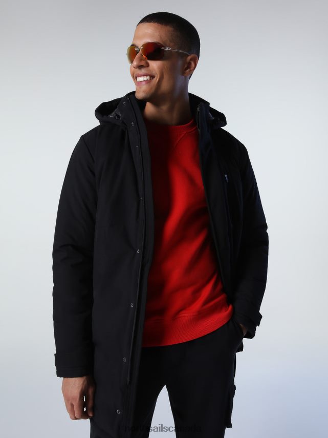 Men North Sails Black VARBERG PARKA Clothing 0028HP760