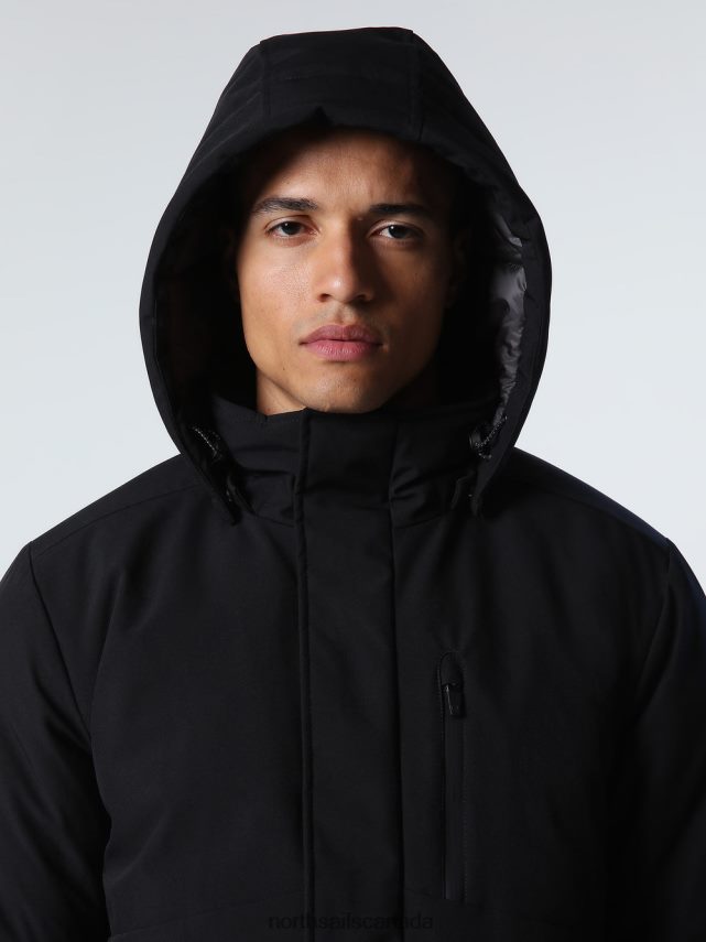 Men North Sails Black VARBERG PARKA Clothing 0028HP760