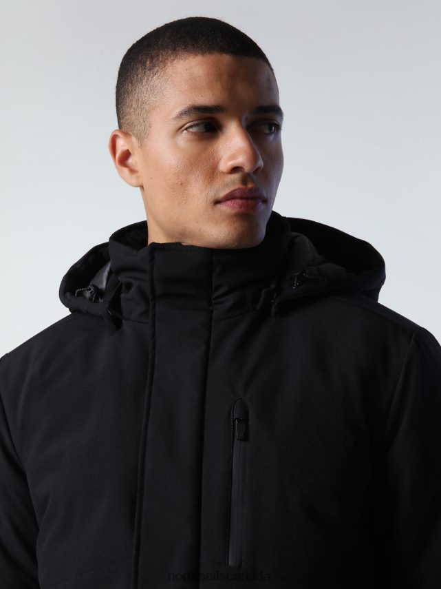 Men North Sails Black VARBERG PARKA Clothing 0028HP760