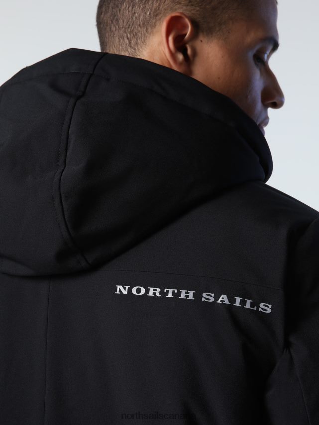 Men North Sails Black VARBERG PARKA Clothing 0028HP760