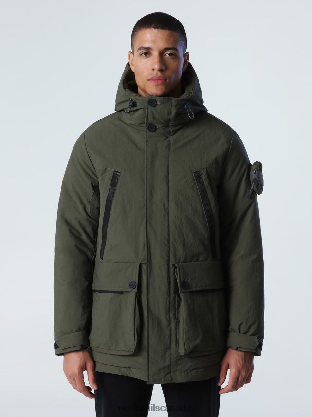 Men North Sails Ivy green GLOMMA PARKA Clothing 0028HP860