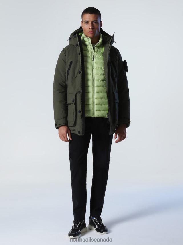 Men North Sails Ivy green GLOMMA PARKA Clothing 0028HP860