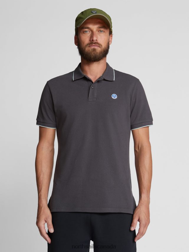Men North Sails Asphalt PRINTED POLO SHIRT Clothing 0028HP1060