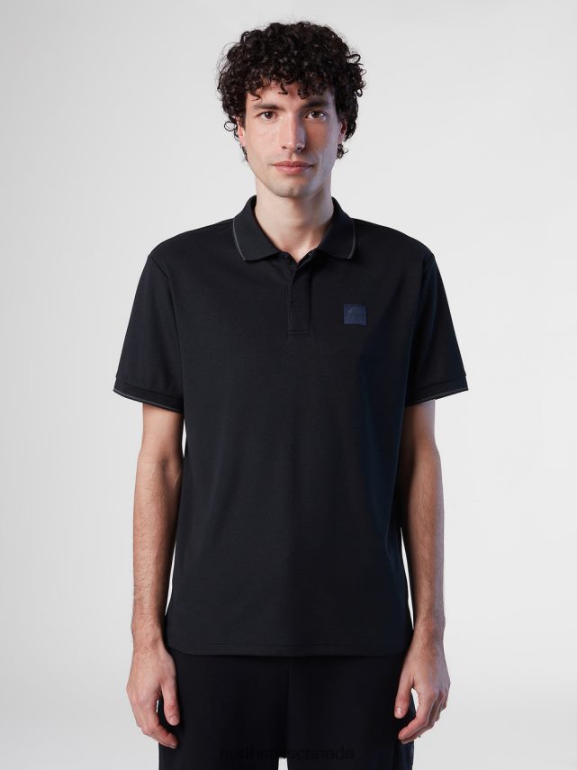 Men North Sails Black COOLMAX POLO SHIRT Clothing 0028HP106